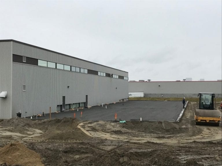 Treize mille pieds carré de plancher seront ajoutés à l’usine actuelle